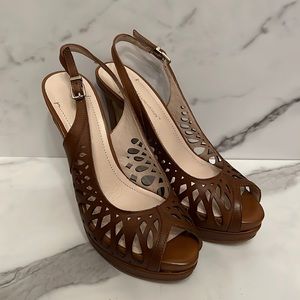 BCBGeneration peep toe heel